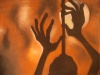 2004, Kreide auf Papier, 50x70