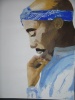 2004, Gouache und Farbstift auf Papier, 50x70